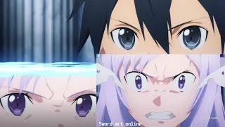 Kirito vs Quinella  Sword Art Online Alicization DUB [upl. by Jemine]