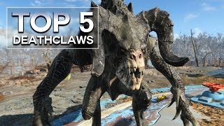 Fallout 4  Top 5 Deathclaw Encounters [upl. by Beaver]