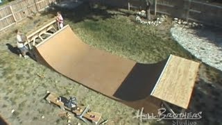 How to build a halfpipe from start to finish [upl. by Galvan]