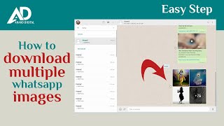 How to download multiple whatsapp images document on whatsapp web [upl. by Gulick263]