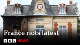 France riots latest as tensions begin to ease – BBC News [upl. by Atalanta]