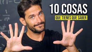 10 COSAS FUNDAMENTALES que tienes que saber sobre Física [upl. by Ainot]