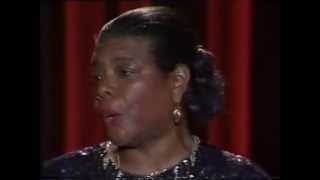 Maya Angelou Live and Unplugged [upl. by Puduns]