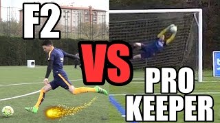 EPIC BATTLE  F2 VS PRO KEEPER [upl. by Ruelu]