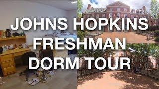 COLLEGE FRESHMAN DORM TOUR  JOHNS HOPKINS UNIVERSITY [upl. by Atiuqa]