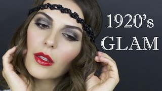 Makeup  Hair Tutorial 1920s Flapper [upl. by Matheson]