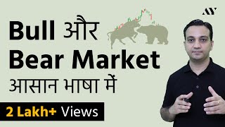 Bull Market amp Bear Market  Explained in Hindi [upl. by Drugge]