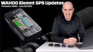 Wahoo ELEMNT GPS Updates New Maps  More Elevation Data  Radar Alert Position Firmware 14983 [upl. by Enyrb422]