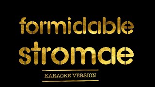 Stromae  Formidable Karaoke Version [upl. by Yanaj]