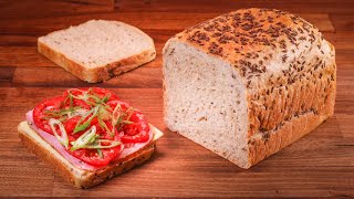 How to make Deli Rye Bread  Perfect Jewish Style Sandwich Loaf Recipe [upl. by Llenrod]