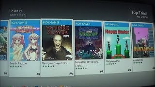 Xbox Live Indie Games full games list aka XBLIG Xbox Live Community Games on Xbox 360 [upl. by Akirdnahs]