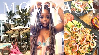 MOMBASA VLOG  Shrimp Prawns amp Lobsters OH MY Sarova Whitesands English Point Lots of Seafood [upl. by Herminia]