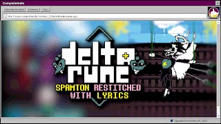 Spamton Restitched  Deltarune UST With Lyrics [upl. by Llemart]