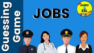 Jobs And Occupations ESL Game  English Vocabulary Games [upl. by Shauna]