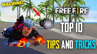 Top 10 SHOCKING 🤯 Tips And Tricks in Freefire Battleground  Ultimate Guide To Become A Pro 21 [upl. by Eromle]