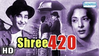 Shree 420  Superhit Comedy Film  Raj Kapoor  Nargis Dutt  Lalita Pawar [upl. by Rodl]