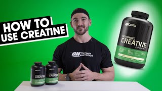 How To Use Creatine [upl. by Prud184]