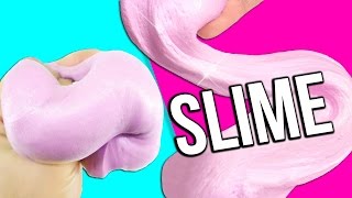 HAZ SLIME ESPONJOSO SIN BORAX  DIY FLUFFY SLIME  Tutoriales Belen [upl. by Marquita357]