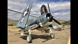 Amazing RC F4U Corsair with Radial Engine amp Folding Wings [upl. by Comptom]