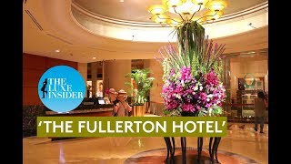 Fullerton Hotel Singapore  Esplanade Room by The Luxe Insider [upl. by Rie]