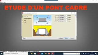 ETUDE COMPLETE DUN PONT CADRE  DALOT AVEC CYPE [upl. by Norrabal]