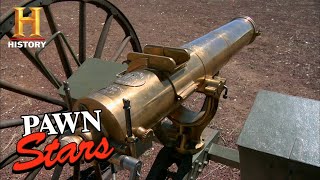 Pawn Stars RARE amp EXPENSIVE GATLING GUN PACKS A PUNCH Season 4  History [upl. by Dat]