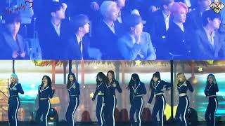 20190424 BTS Reaction to Twice Performance  TMA [upl. by Jimmy833]