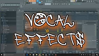 FL Studio 12 Tutorial How to add vocal effects [upl. by Hahcim]