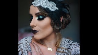 1920s FLAPPER GIRL MAKEUP [upl. by Grimbal]