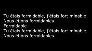 Stromae  Formidable Lyrics [upl. by Cory]