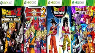 All Dragon Ball Games for Xbox 360 [upl. by Aniloj767]