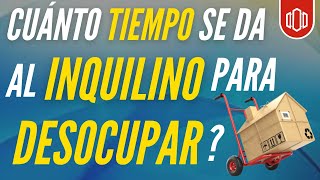 Tiempo que Tiene un Inquilino para Desocupar  Pago de Penalidad para desocupar el inmueble [upl. by Rothenberg]