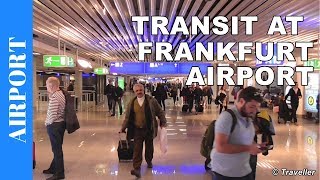 TRANSIT WALK AT FRANKFURT Airport FRA Terminal 1  Connection Flight Transfer Arriving amp Departing [upl. by Eenattirb]