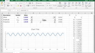 Active X Scroll Bar Control in Excel [upl. by Blen]