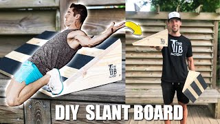 DIY Knees Over Toes Guy Slant Board  How to Make Slant Board for kneesovertoesguy exercises [upl. by Lerret]