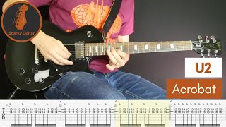 Acrobat  U2  Learn to Play Guitar Cover amp Tab [upl. by Notxam485]