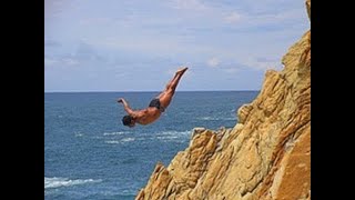 ACAPULCO MEXICO  THE CLIFF DIVERS OF LA QUEBRADA [upl. by Caasi]