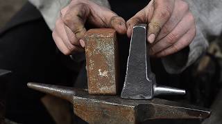 Making 3 viking stump anvils for blacksmithing [upl. by Camila]