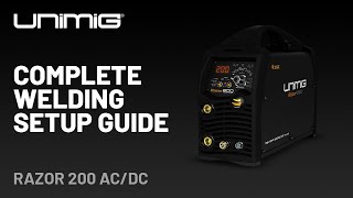 RAZOR 200 ACDC  Complete Welding Setup Guide [upl. by Elwaine587]