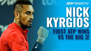 Nick Kyrgios Highlights From First Time He Beat The Big 3 on the ATP Tour [upl. by Baily]