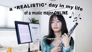 A realistic Day In My Life of a Music Major ONLINE [upl. by Egon]