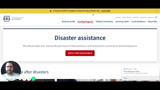 SBA Disaster Loan Application STEP BY STEP FULL WALKTHROUGH [upl. by Serdna]