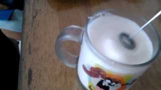 Aerolatte Review Frothing Cold Milk In Under 1 Minute [upl. by Pauli]